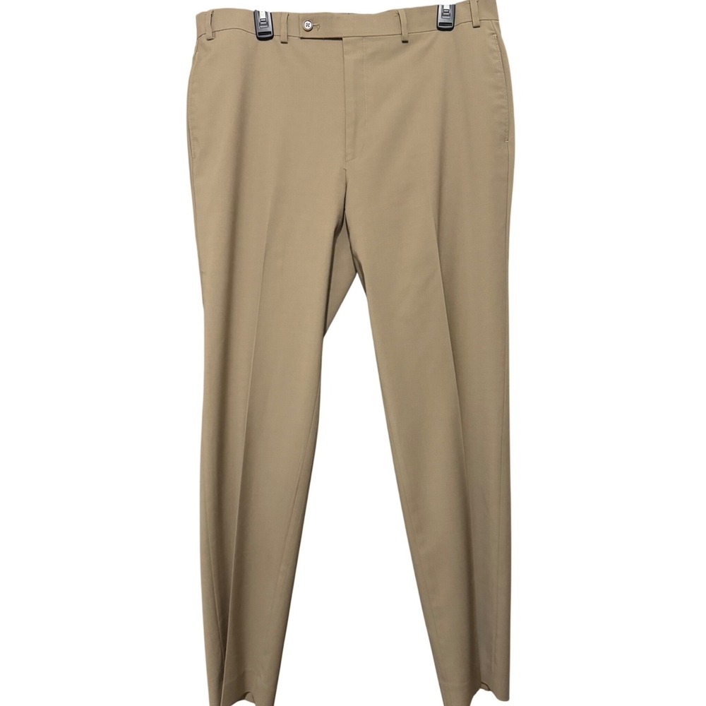 Lauren Ralph Lauren Mens High Performance Wool Blend Dress Pants Khaki 36W 32L